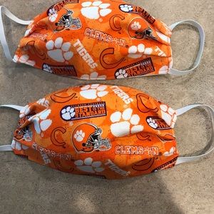 Two Clemson masks with Filter